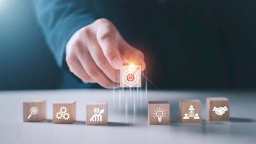 Visualisatie van on target gaan – resultaatgericht werken en commerciële doelen behalen in technische B2B